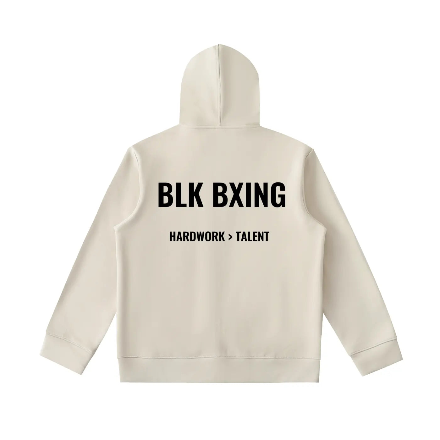 BLK BXING Hardwork Over Talent Zip Hoodie ODMPOD