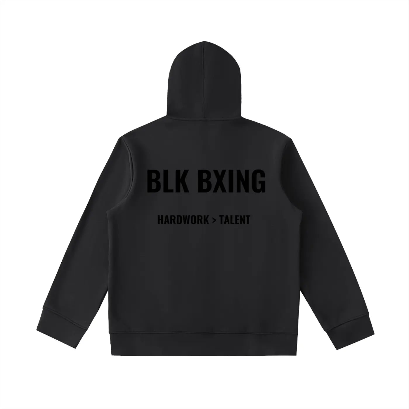 BLK BXING Hardwork Over Talent Zip Hoodie ODMPOD