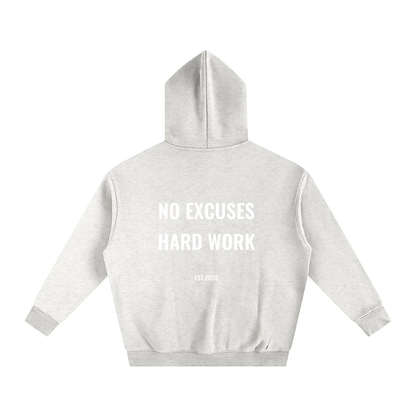 No Excuses Hard Work Oversized Hoodie