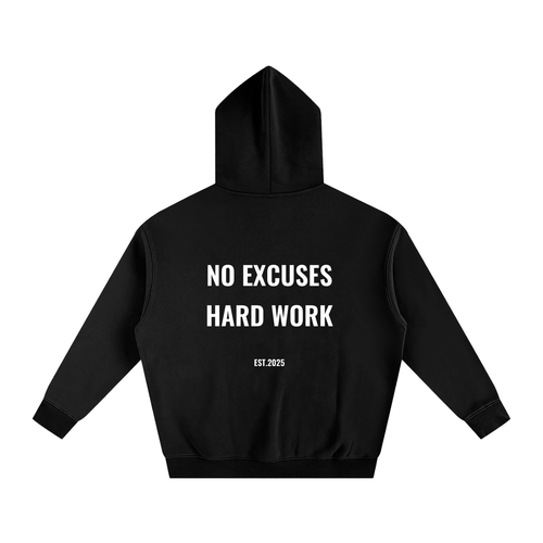 No Excuses Hard Work Oversized Hoodie
